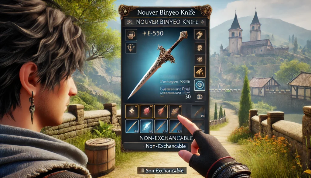 BDO Weapon Exchange Coupon Not Working on Nouver Binyeo Knife