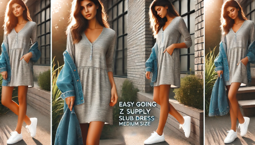 easy going z supply slub dress medium